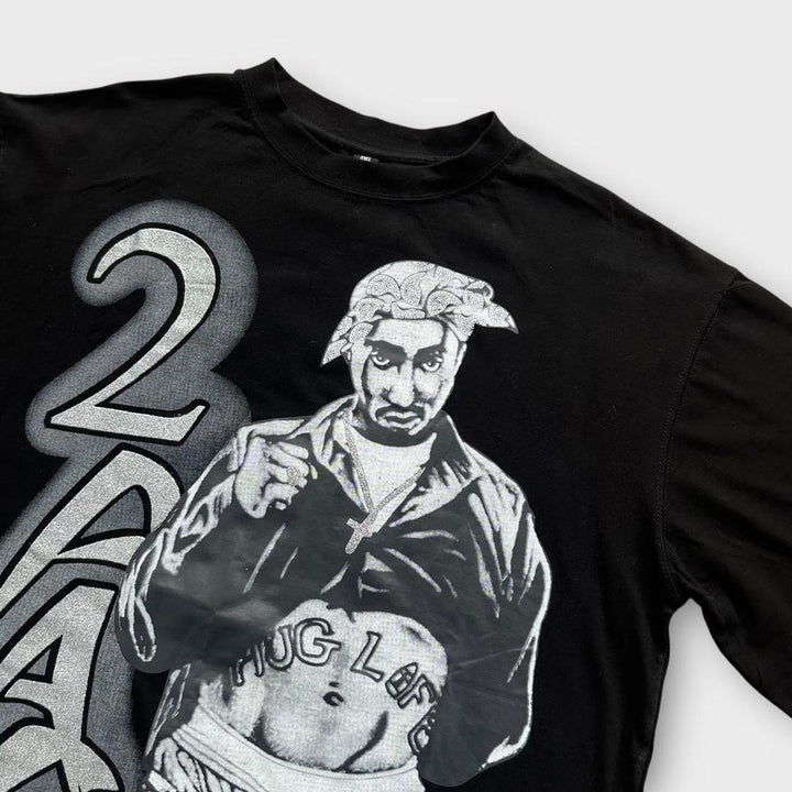 T-shirt grafica vintage Tupac - XL