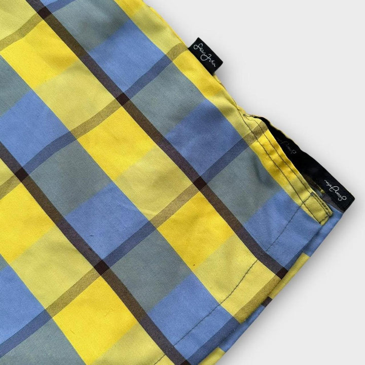 Camicia vintage a maniche corte Sean John - grande (si adatta come una XL ampia)