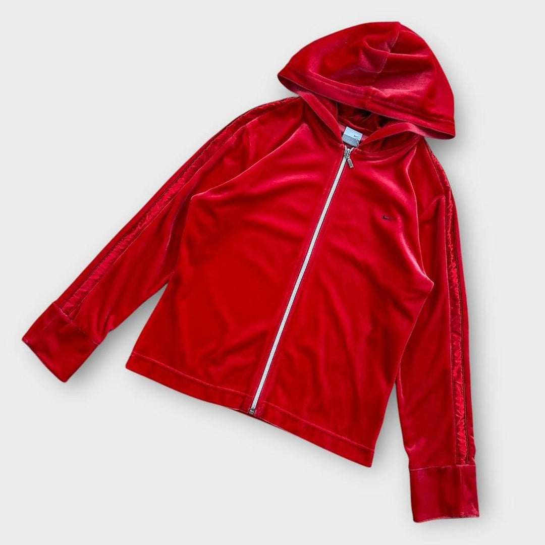 Felpa con cappuccio Nike in velluto - taglia grande da donna