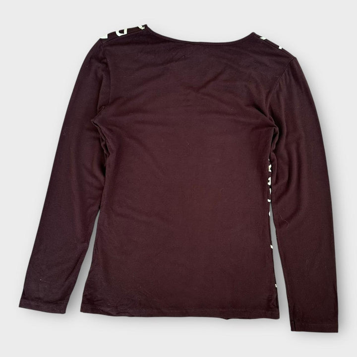 Top D&G Y2K MARRONE - taglia grande da donna