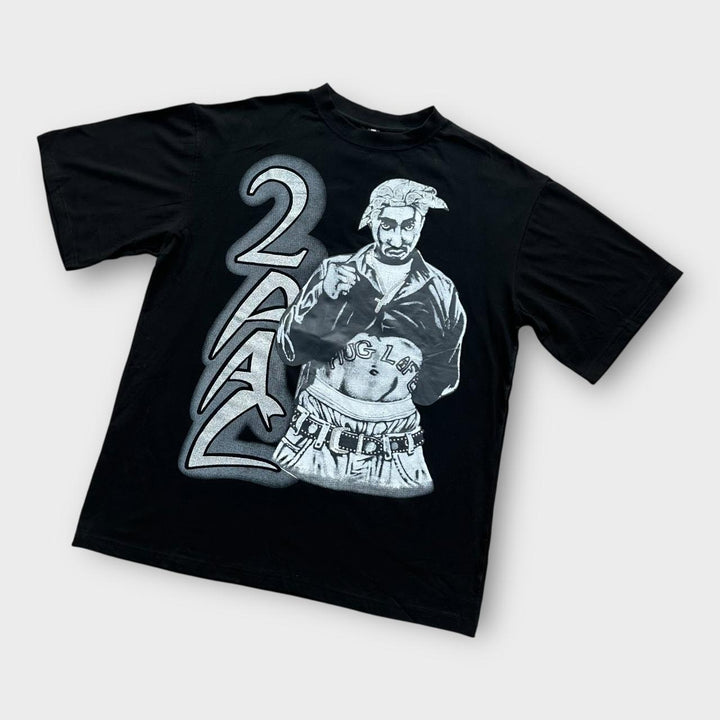 T-shirt grafica vintage Tupac - XL