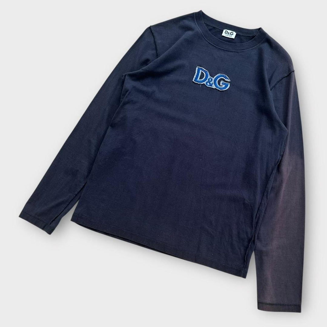 T-shirt a maniche lunghe di D&G - junior XL (taglia grande da donna)