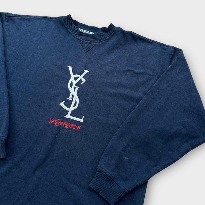Felpa con scritta YSL - XL