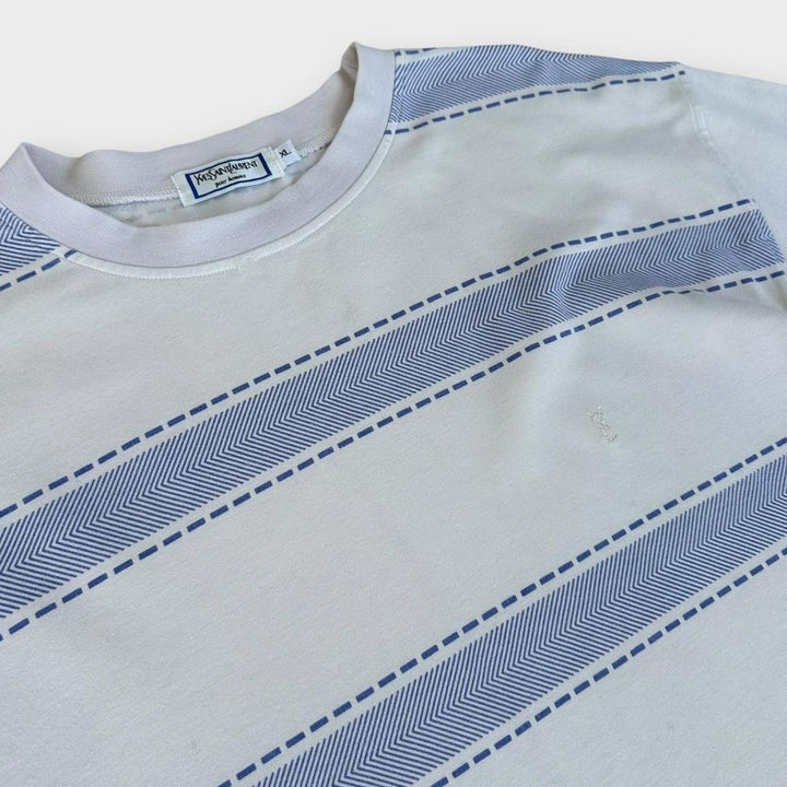 T-shirt vintage con fantasia YSL - XL