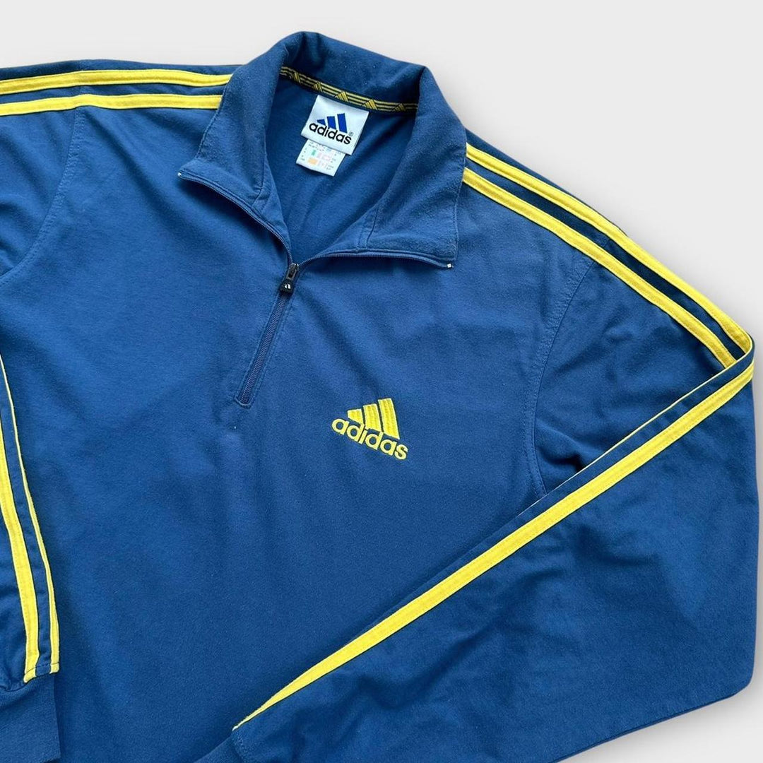 Felpa Adidas con zip a un quarto - piccola
