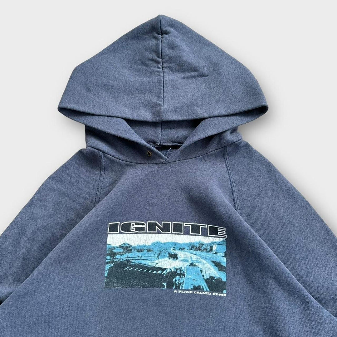 Felpa con cappuccio merch della band Ignite - Taglia media