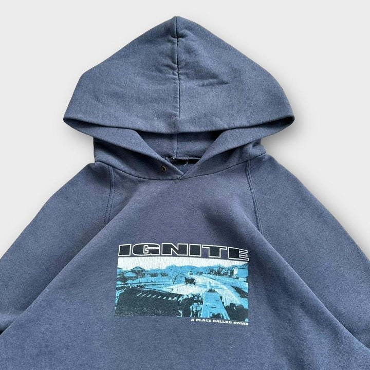 Felpa con cappuccio merch della band Ignite - Taglia media