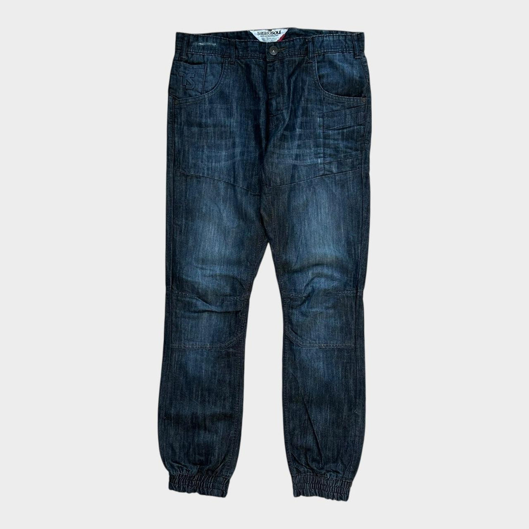 Jeans in denim Y2K con anima contorta - 36x32