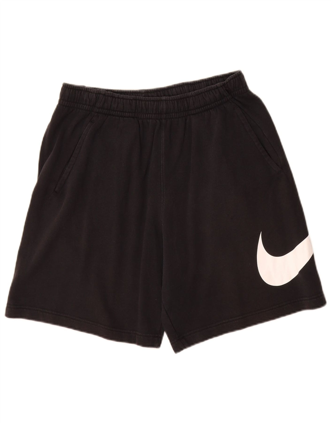 Pantaloncini sportivi Nike da uomo con grafica piccola, cotone nero