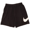 Pantaloncini sportivi Nike da uomo con grafica piccola, cotone nero