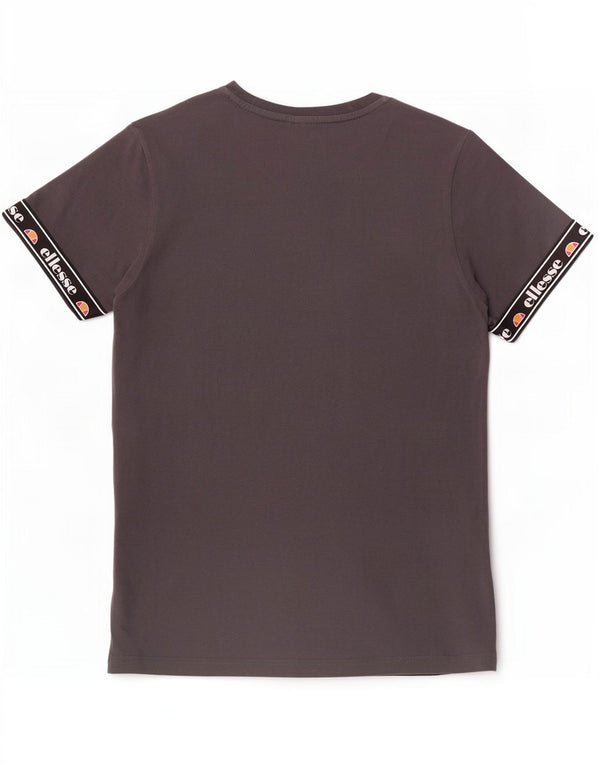 T-shirt grafica da uomo Ellesse Top XS in cotone color block grigio