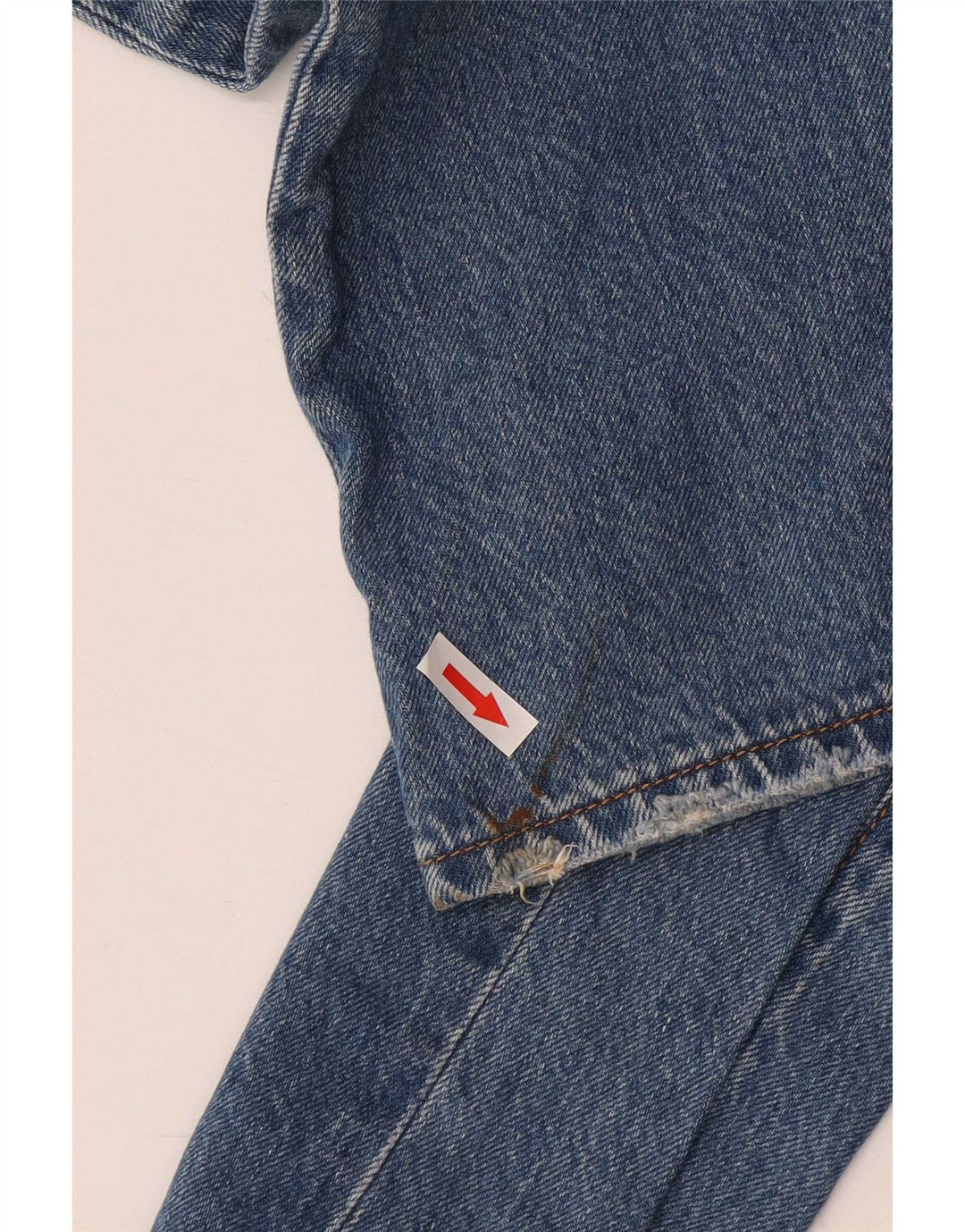 Jeans dritti effetto vissuto Levi's Ribcage da donna W29 L27 in cotone blu