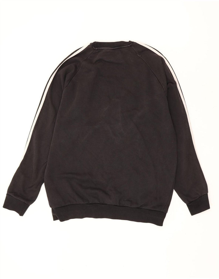 Felpa Adidas Uomo Maglione Medio Nero Cotone