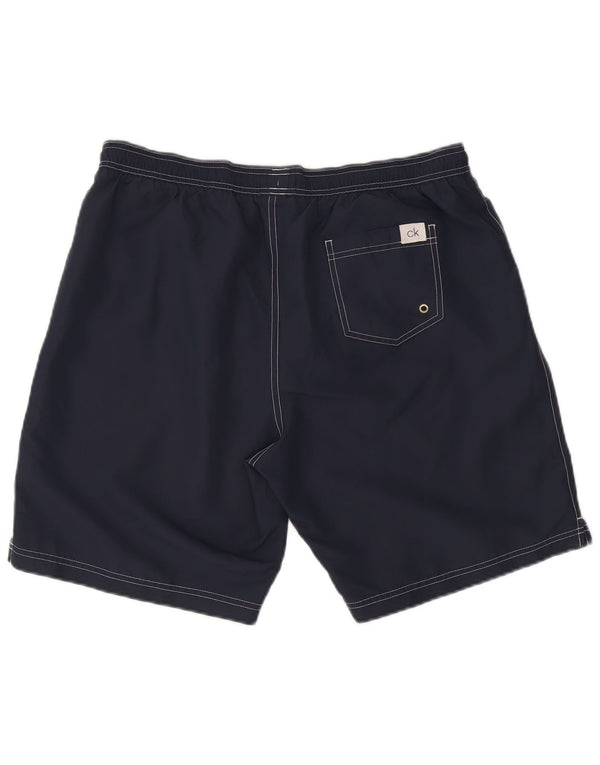 Pantaloncini da bagno da uomo Calvin Klein XL blu navy in poliestere