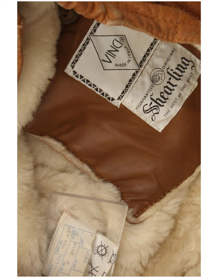 Giacca in shearling da uomo Vinci IT 50 Shearling grande marrone