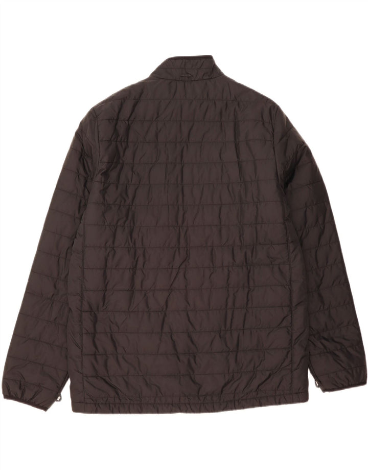 Giacca imbottita foderata da uomo Marks & Spencer UK 42 XL nera in poliammide