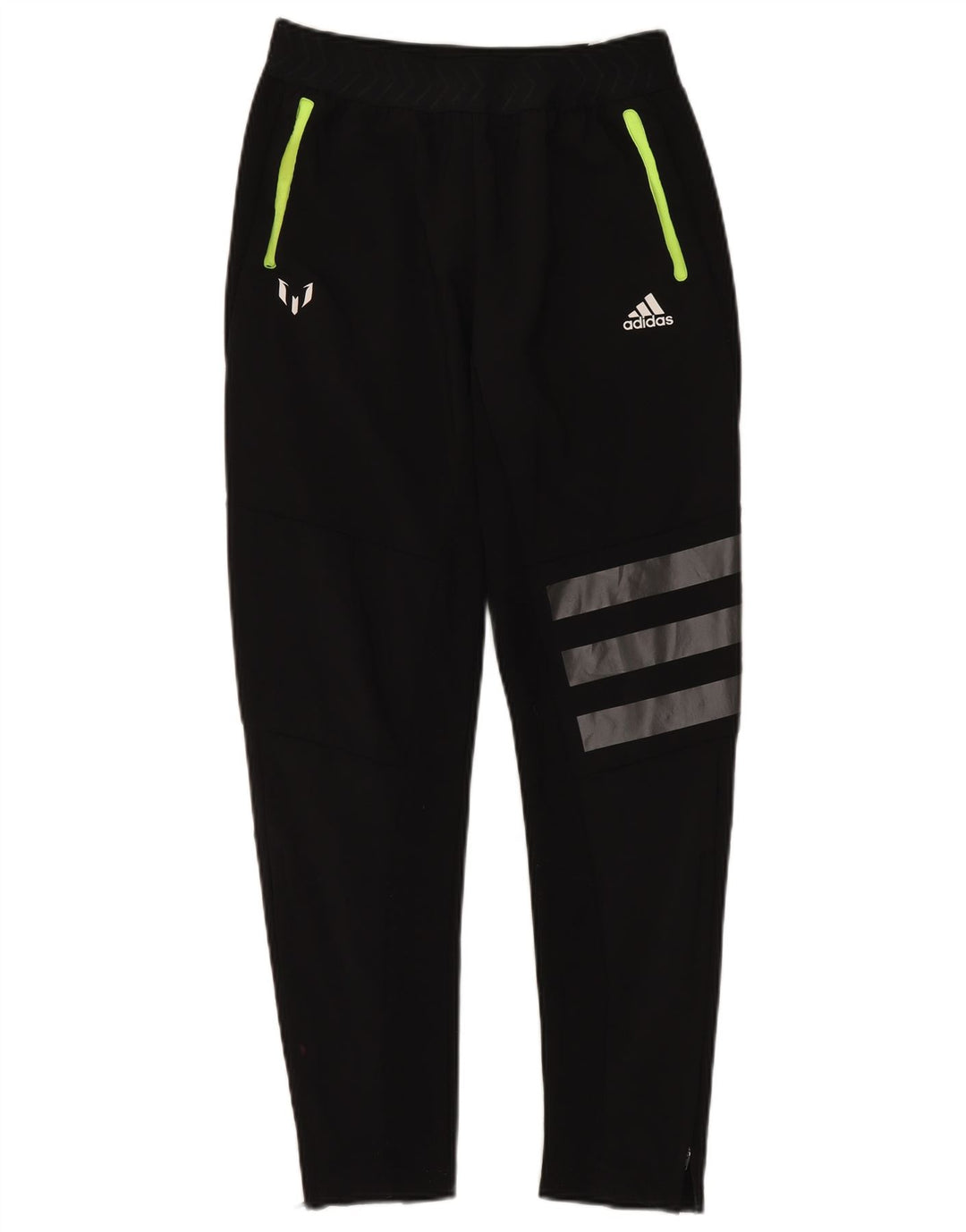 Pantaloni della tuta da ragazzo Adidas 13-14 anni in poliestere nero