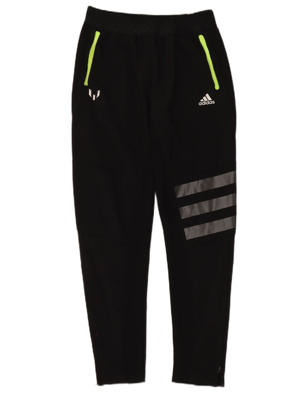 Pantaloni della tuta da ragazzo Adidas 13-14 anni in poliestere nero