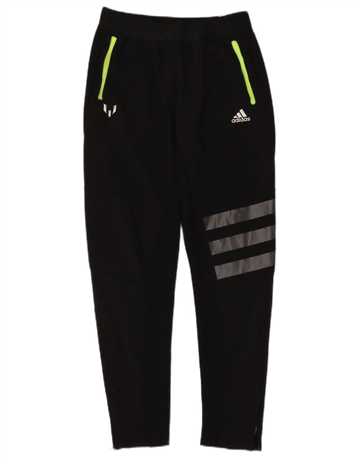 Pantaloni della tuta da ragazzo Adidas 13-14 anni in poliestere nero