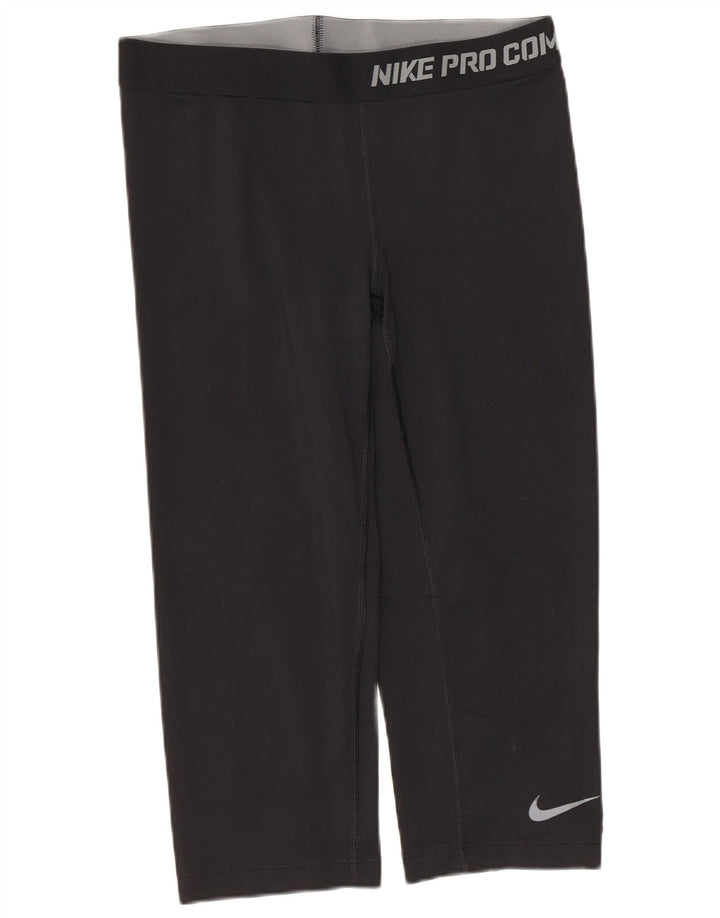 Leggings Nike Dri Fit Graphic Capri da donna UK 12 medio nero