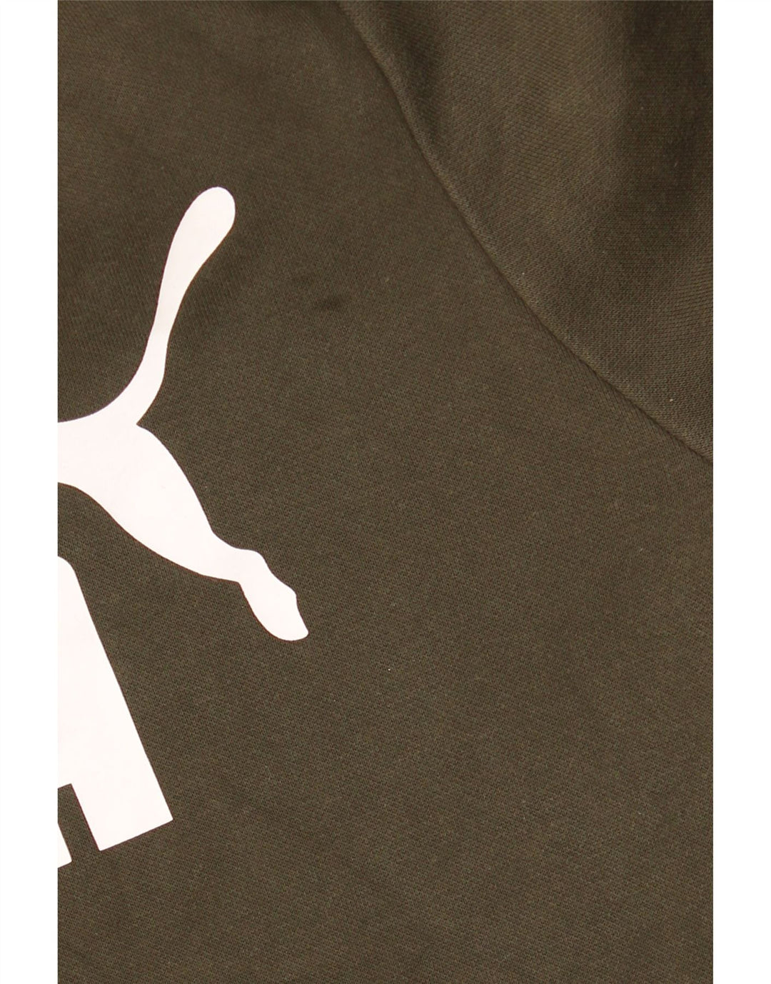 Felpa con cappuccio grafica da uomo Puma XL in cotone kaki