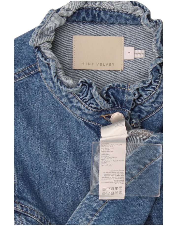 Gilet in denim da donna MINT VELVET UK 14 Cotone blu medio