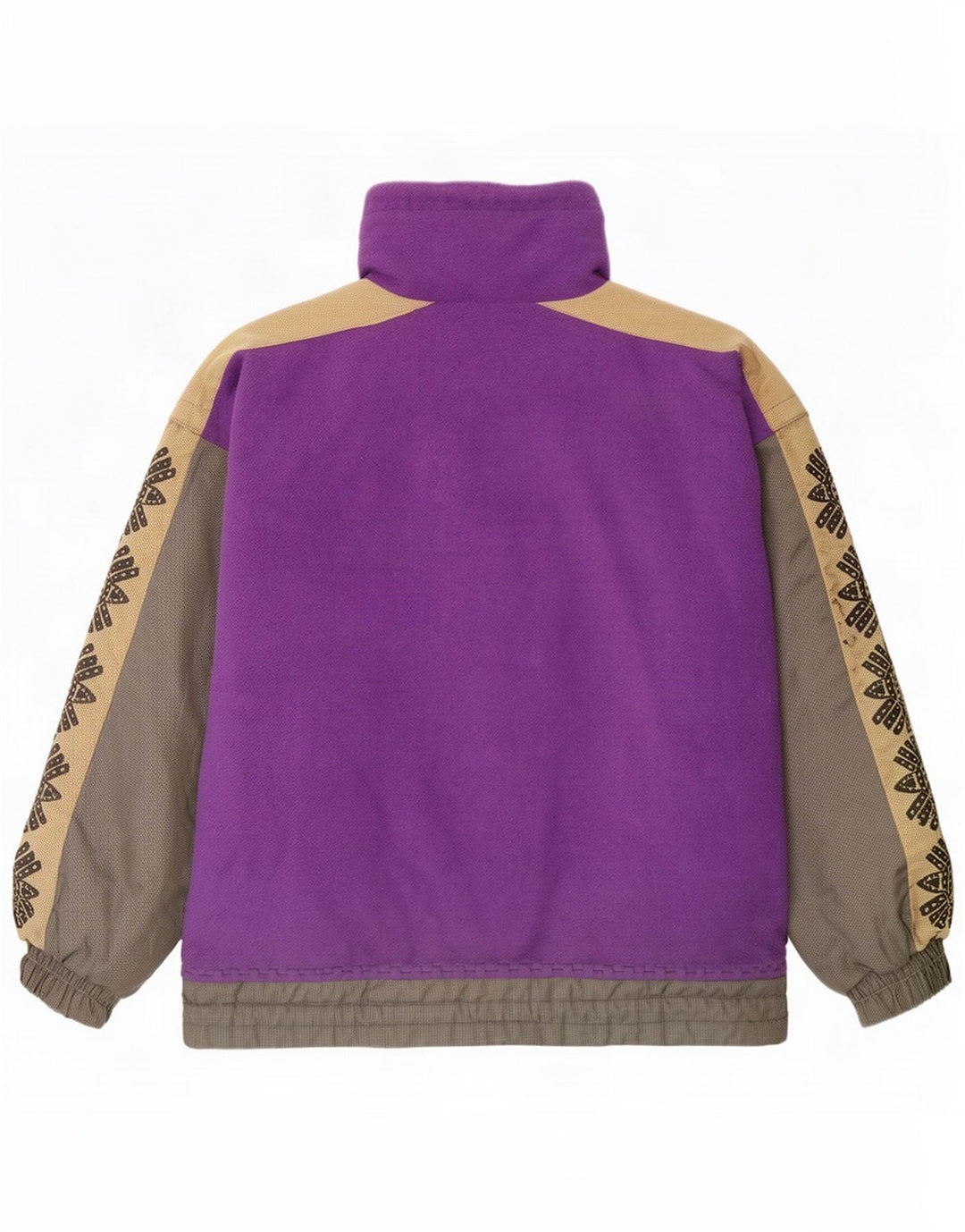 Giacca da sci pullover oversize da uomo Tonini UK 38 Blocco colore viola medio