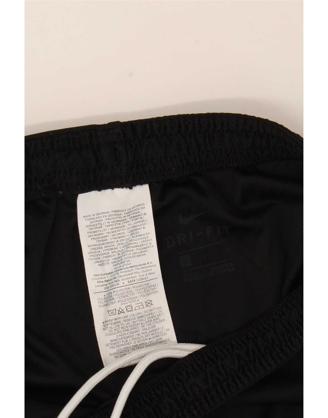 Nike Uomo South Shields F.C. Pantaloncini sportivi grandi neri in poliestere
