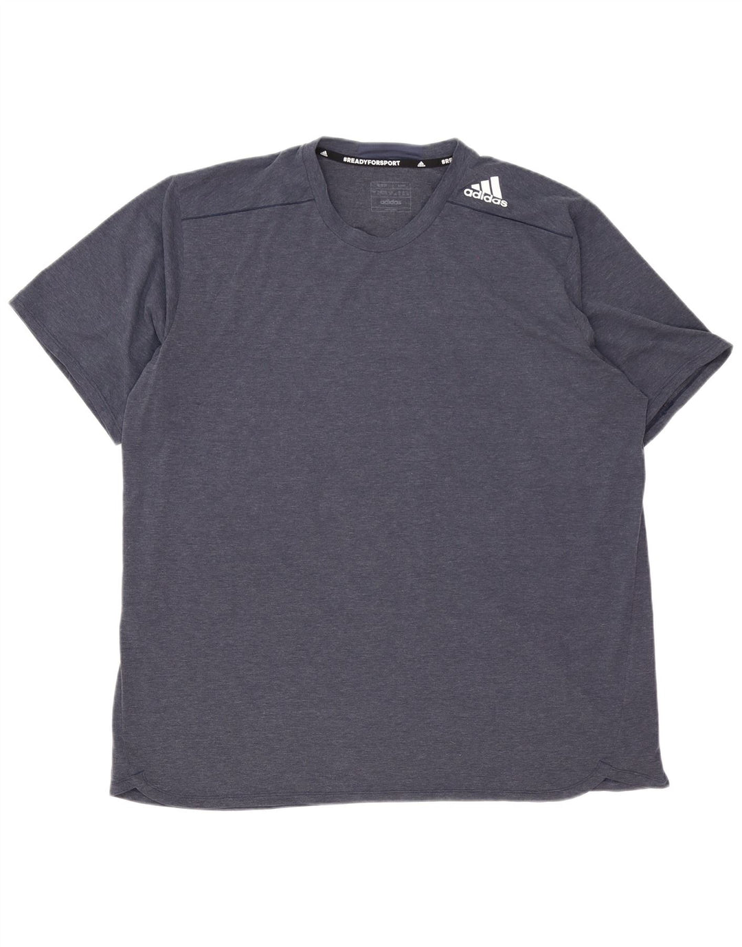 T-shirt da uomo Adidas Top 2XL poliestere blu navy