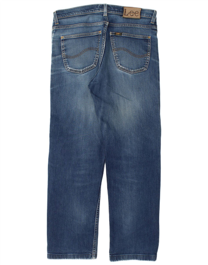 Jeans dritti da uomo Lee Brooklyn W33 L29 cotone blu