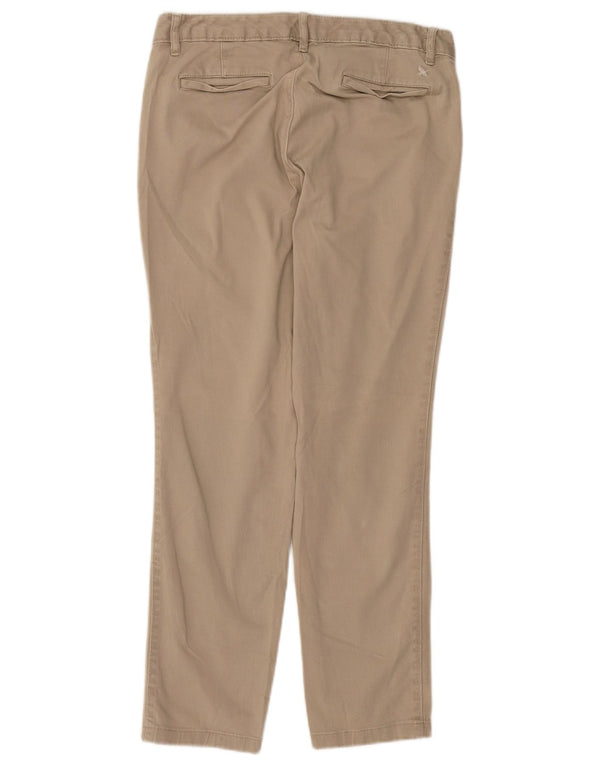 Pantaloni chino slim da donna Eddie Bauer Boyfriend US 6 cotone beige medio