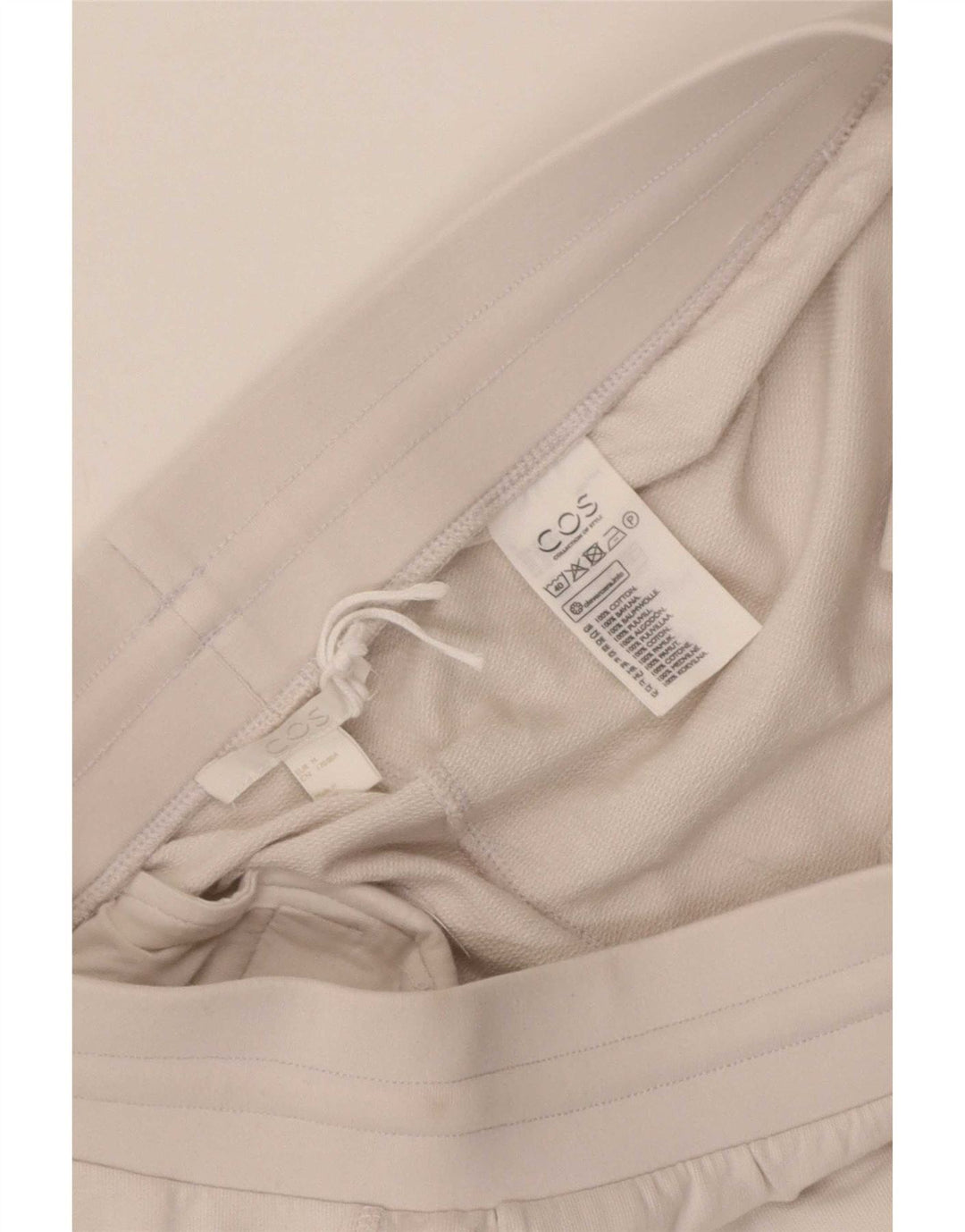 Cos Pantaloni da tuta da uomo Joggers Cotone bianco medio