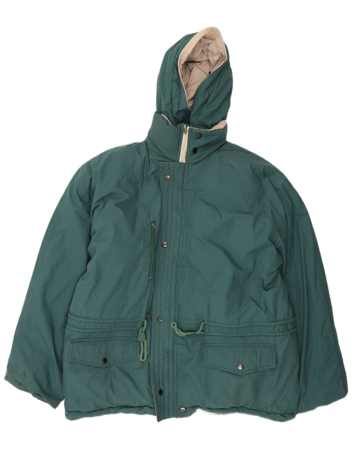 Giacca reversibile imbottita con cappuccio da uomo Brugi IT 54 2XL Verde