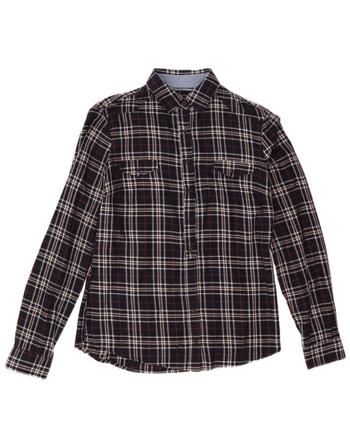 Camicia da donna Massimo Dutti EU 38 Piccolo quadretto blu navy