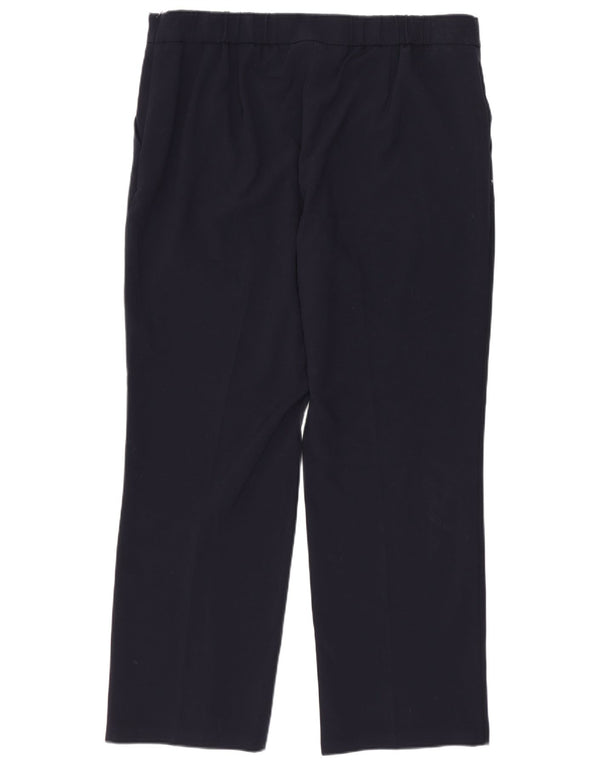 Pantaloni casual da donna Marks & Spencer UK 14 Large W32 L27 Blu navy