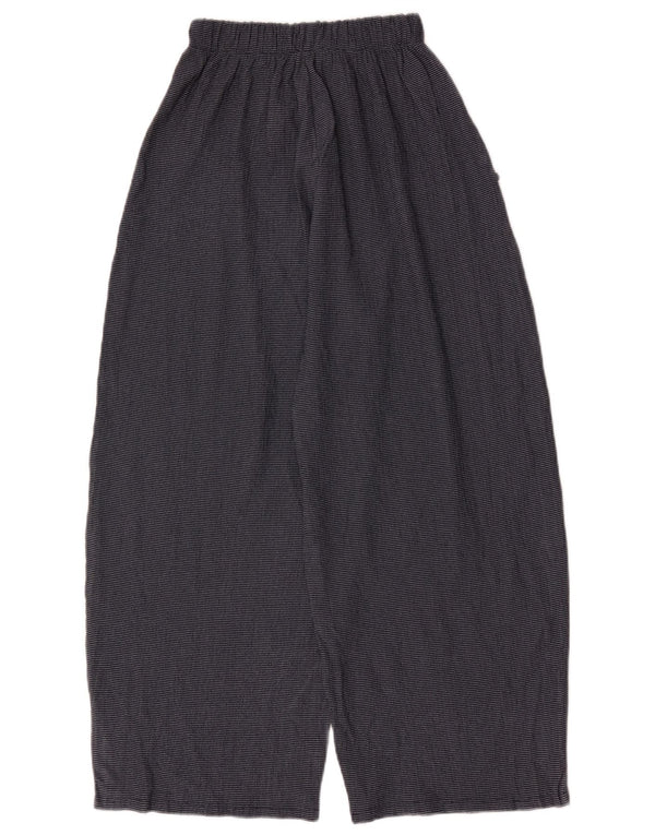 Pantaloni Harem da donna Zara vestibilità ampia medi W28 L26 gessato blu navy
