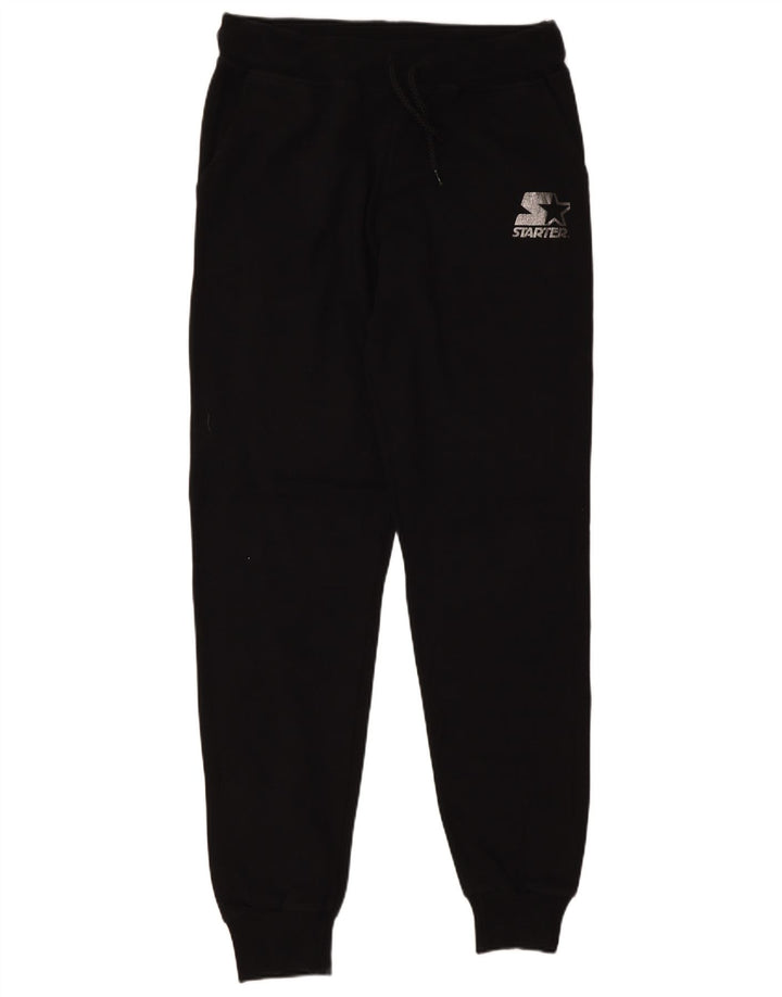 Pantaloni da tuta da donna Starter Joggers UK 10 piccoli cotone nero