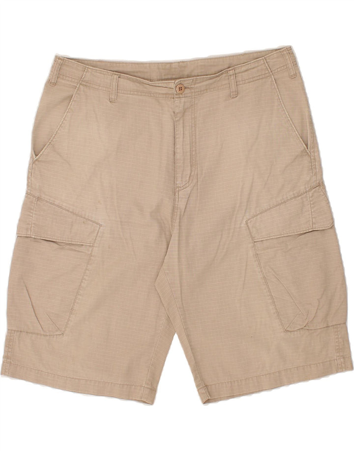 SPEEDO Mens Cargo Shorts W34 Large Beige Cotton Vintage Speedo and Second-Hand Speedo from Messina Hembry 