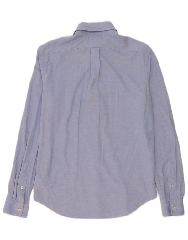 Camicia da uomo Ralph Lauren piccola in cotone blu