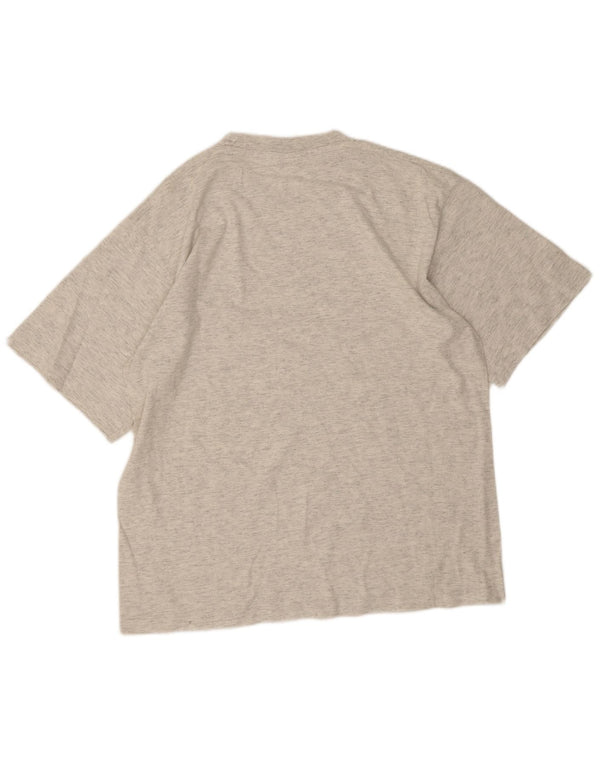 T-shirt da uomo Champion Top grande grigia chiazzata