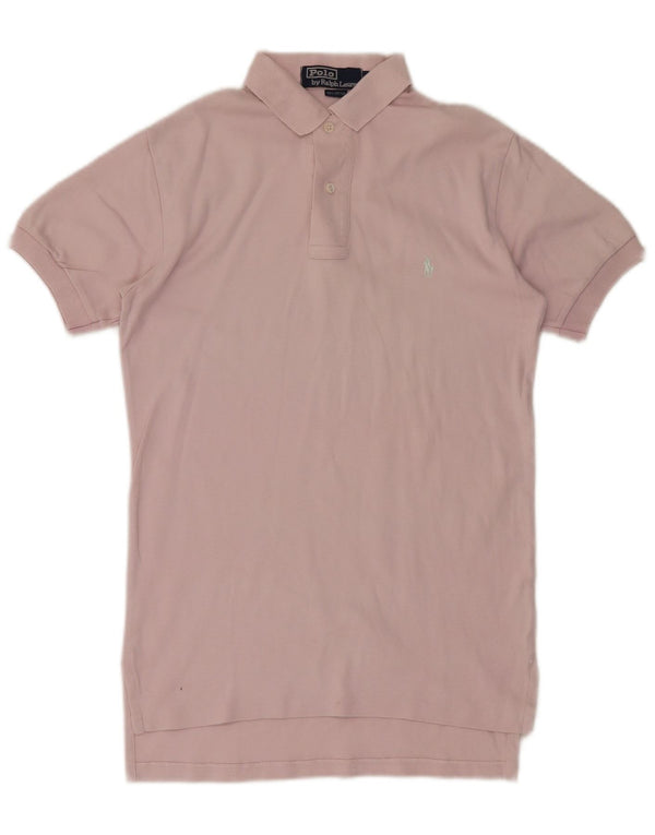 POLO RALPH LAUREN Polo da uomo piccola in cotone rosa