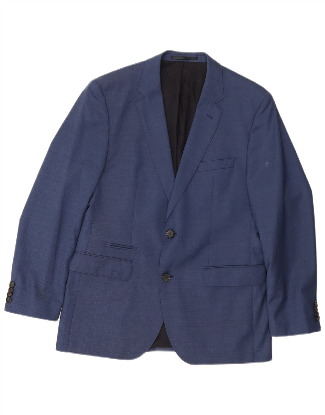 Giacca blazer da uomo a 2 bottoni HUGO BOSS EU 50 Large Blue Wool