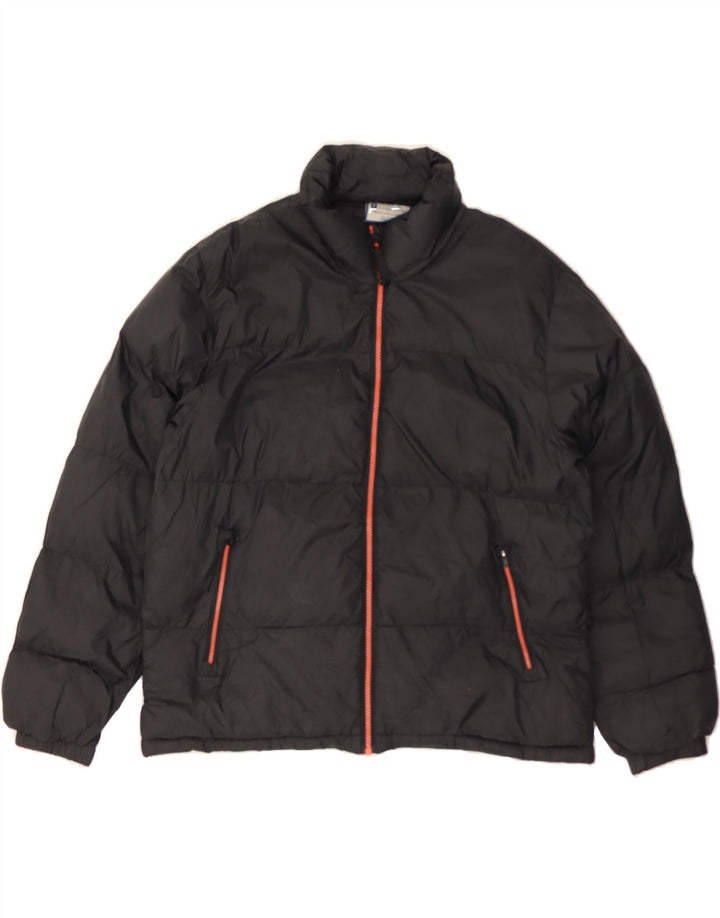 MOUNTAIN WAREHOUSE Womens Padded Jacket UK 14 Large Black Nylon Vintage Mountain Warehouse and Second-Hand Mountain Warehouse from Messina Hembry 