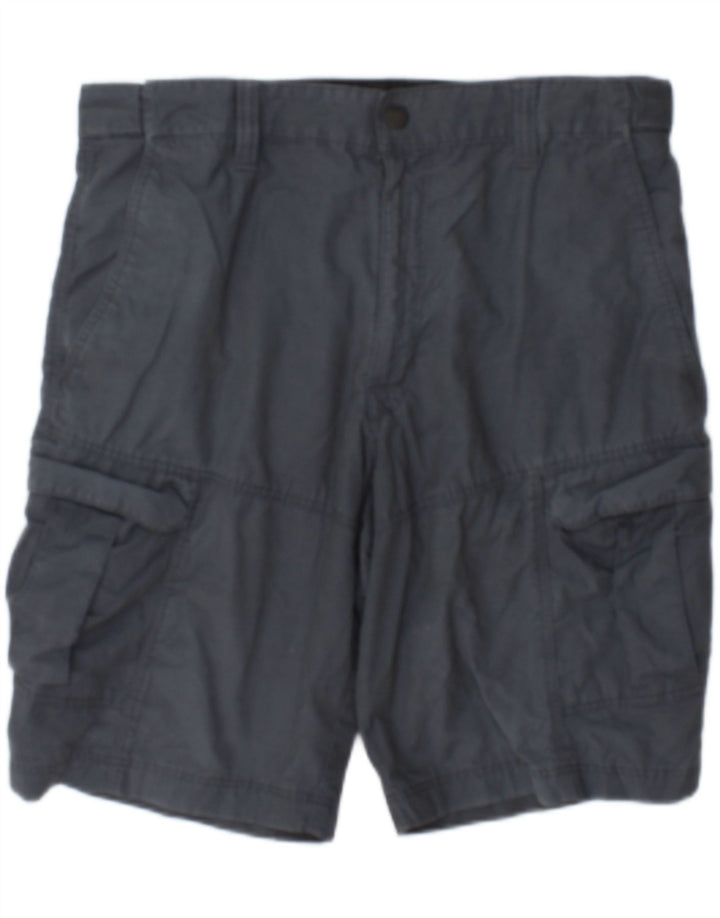 Pantaloncini cargo da uomo Marks & Spencer W34 grandi in cotone grigio