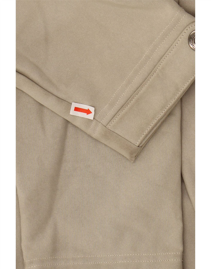JACK WOLFSKIN Womens Hooded Windbreaker Coat UK 16 Large  Grey Polyester