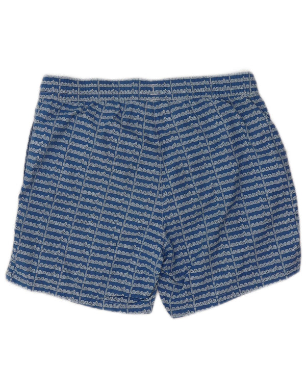 Lacoste Mens Graphic Swimming Shorts Size 5 Large  Blue Polyester