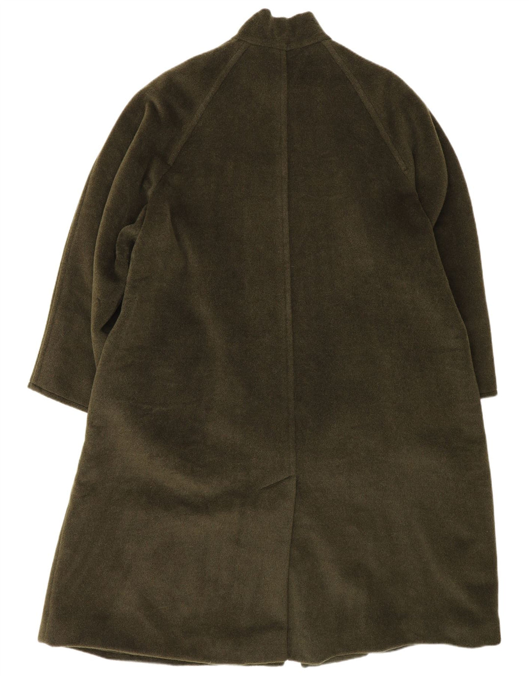 Cappotto da donna Max Mara UK 12 Lana vergine kaki medio