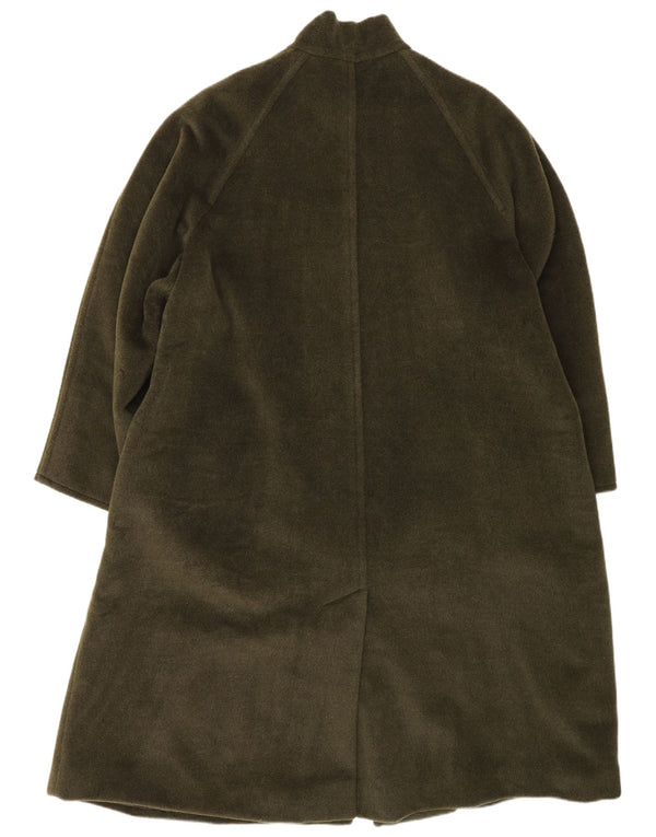 Cappotto da donna Max Mara UK 12 Lana vergine kaki medio