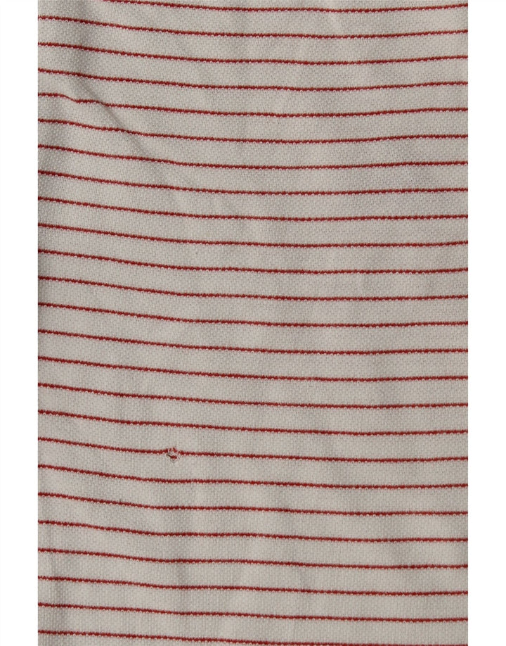 Polo LEVI'S da uomo gessato bianco medio