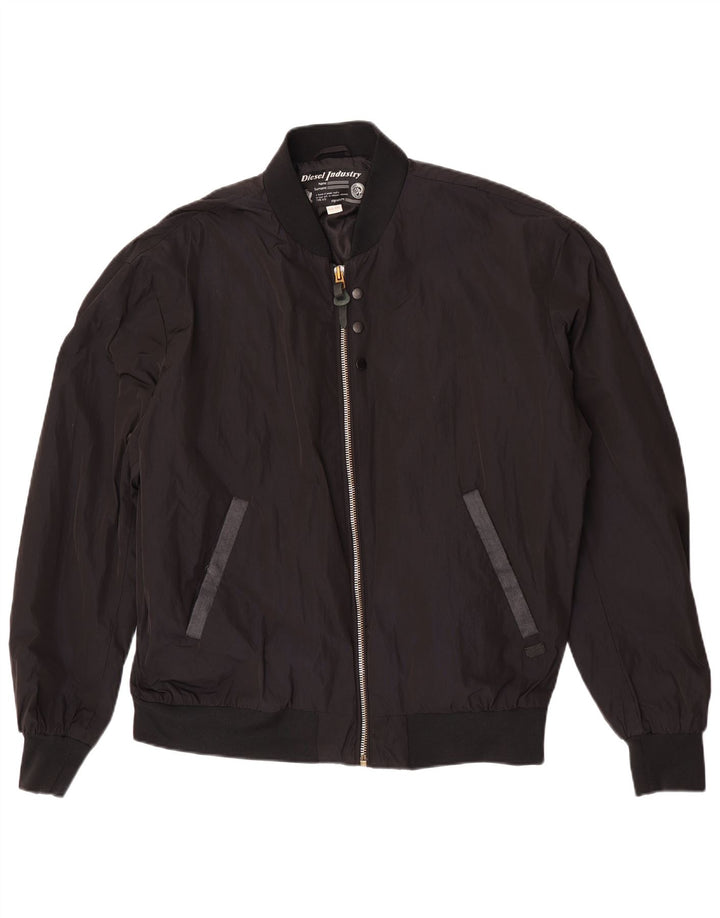 Giacca bomber da uomo Diesel UK 44 2XL poliestere nero
